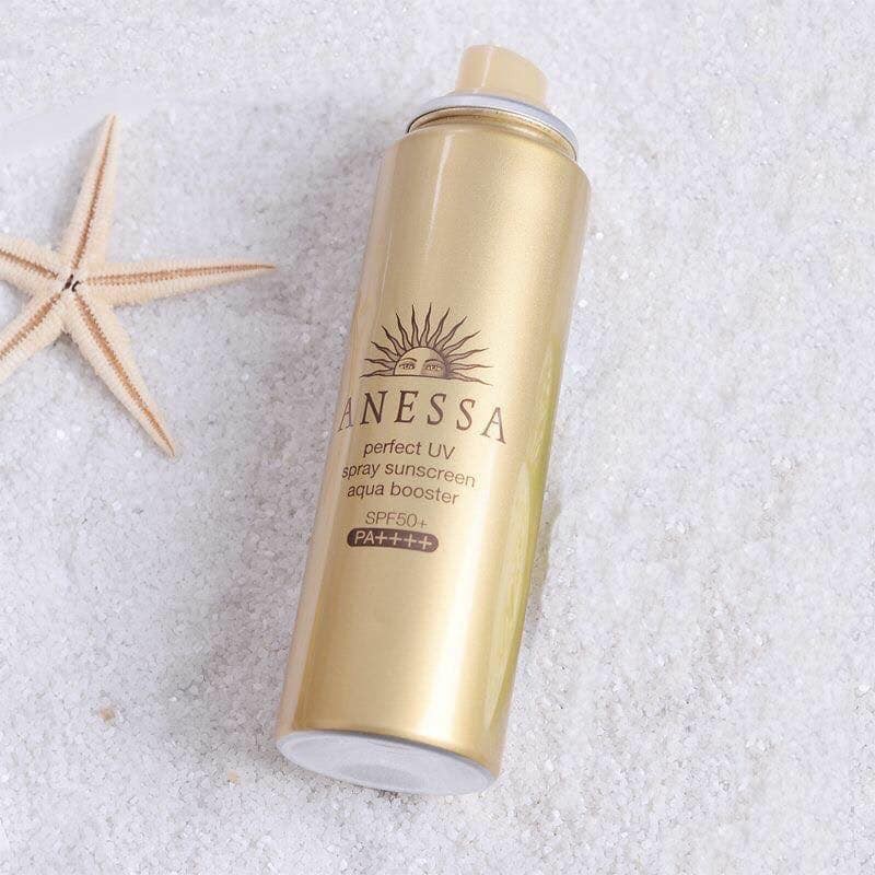 Xịt Chống Nắng  Anessa Perfect UV Spray Sunscreen Aqua Booster 60ml - Hàng Chuẩn Công Ty