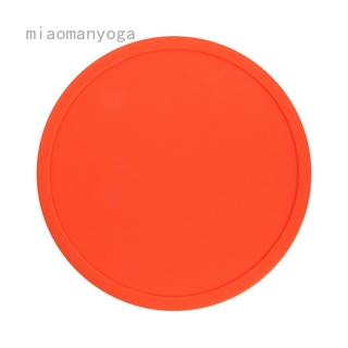 Miếng Lót Ly silicone Hình Tròn Màu Kẹo Chống Thấm Nước Cách Nhiệt 10cm