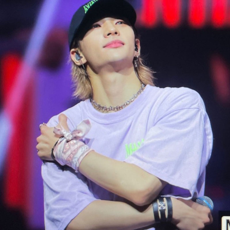 Thời Trang Áo K Pop Kpop K-Áo Thun Nữ Pop StrayKids MANIAC Mne Dạo Phố