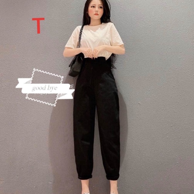 Sét quần kaki trơn + áo thụng trơn T’TK987