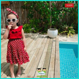 Set váy chấm bi siêu xinh