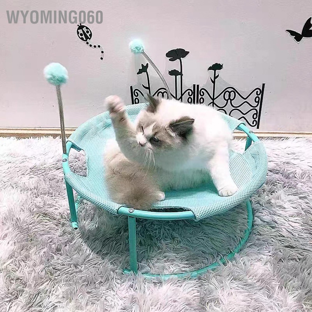 Wyoming060 Võng giường cho mèo Thoải mái thoáng khí Giường ngủ ổn định trong nhà và ngoài trời