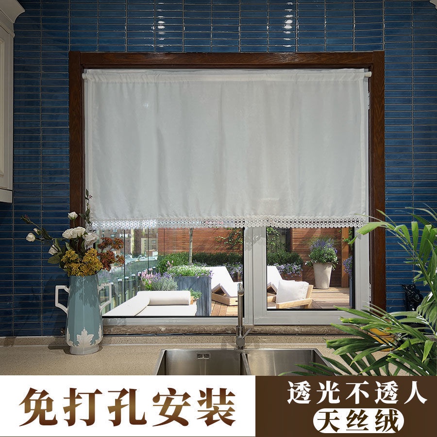 Rèm Cửa Bằng Ren Chống Bụi Dùng Trang Trí Nhà Bếp