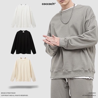 Áo nỉ dài tay basic nam nữ CCS92 by COCCACH