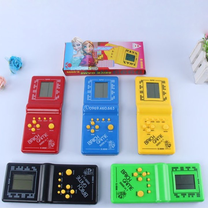 Đồ Chơi Máy Chơi Game Điện Tử Xếp Gạch, Xếp Hình Brick Games 9999 in 1 (Loại Lớn) - Siêu HOT