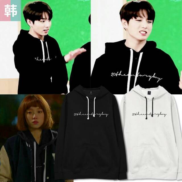 Áo Hoodie Thiết Kế Đơn Giản Phong Cách Jungkook Bts