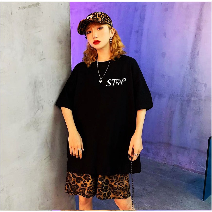 Áo phông rộng tay lỡ unisex Siêu Ngầu Mặt Cười Dễ Thương áo thun basic unisex oversize có Bigsize