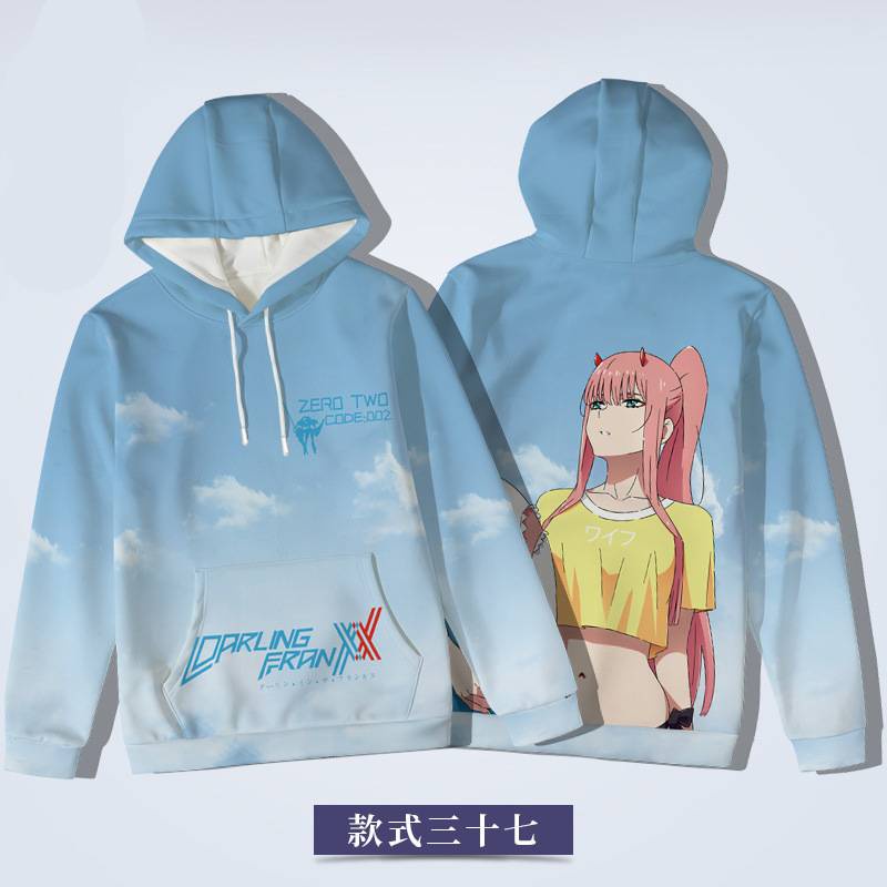 Yyds Áo Hoodie Tay Dài Hóa Trang ZERO TWO Nhân Vật Anime DARLING in the FRANXX Mặc Dịp Halloween Cỡ Lớn
