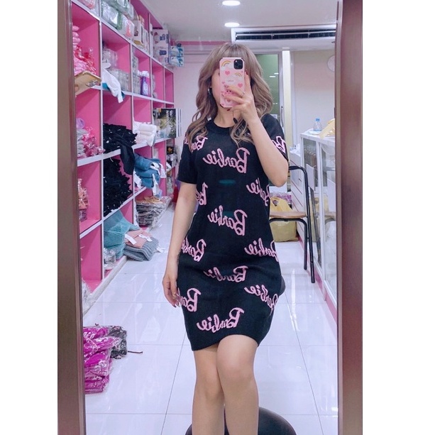 ĐẦM BODY BARBIE TAY LEN DỆT THÁI LAN