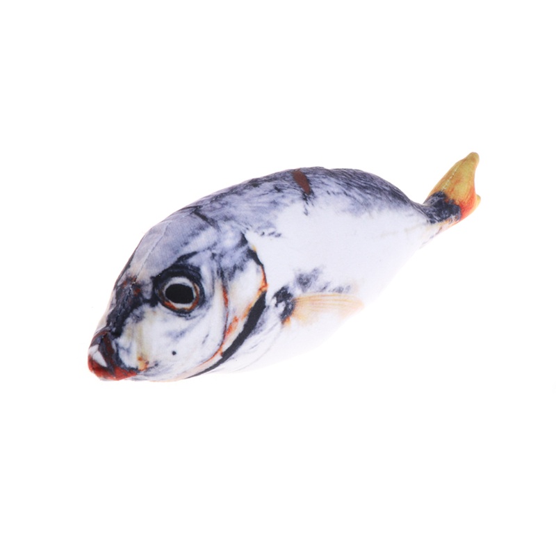 Đồ Chơi Nhồi Bông Chăm Sóc Răng Miệng Hình Cá Cho Mèo Cưng