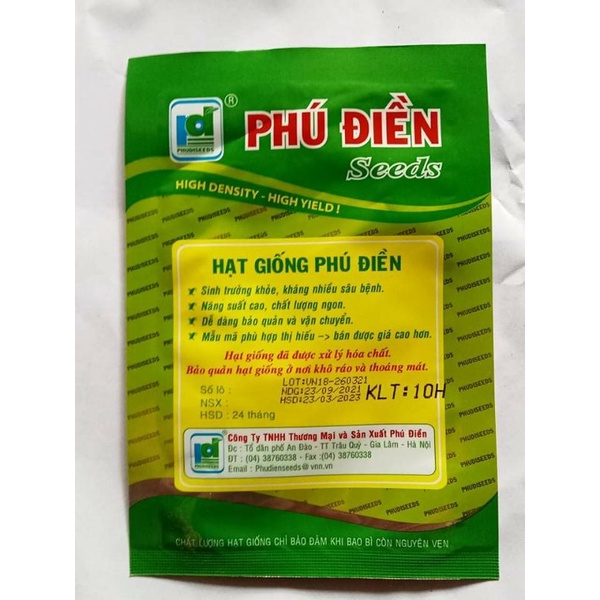 HẠT GIỐNG MƯỚP HƯƠNG F1 SIÊU QUẢ GÓI 10 HẠT