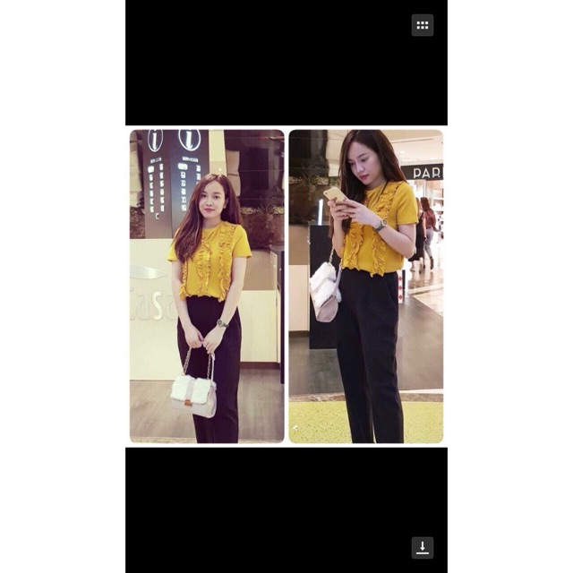 Ao zara hot hit đang chua s hàng luon ak.. Ai lấy báo e nhé . Đủ màu nha kh iu ơi.. Có mau đen vàng trắng hồng . Ai lay