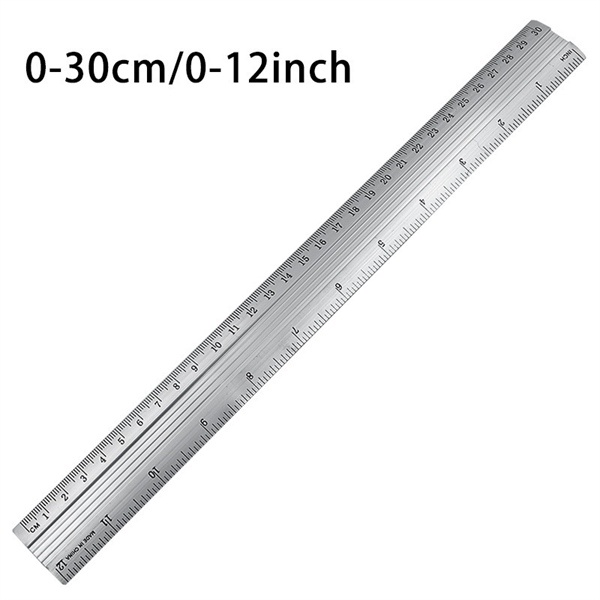 Thước đo 30cm/12inch bằng nhôm