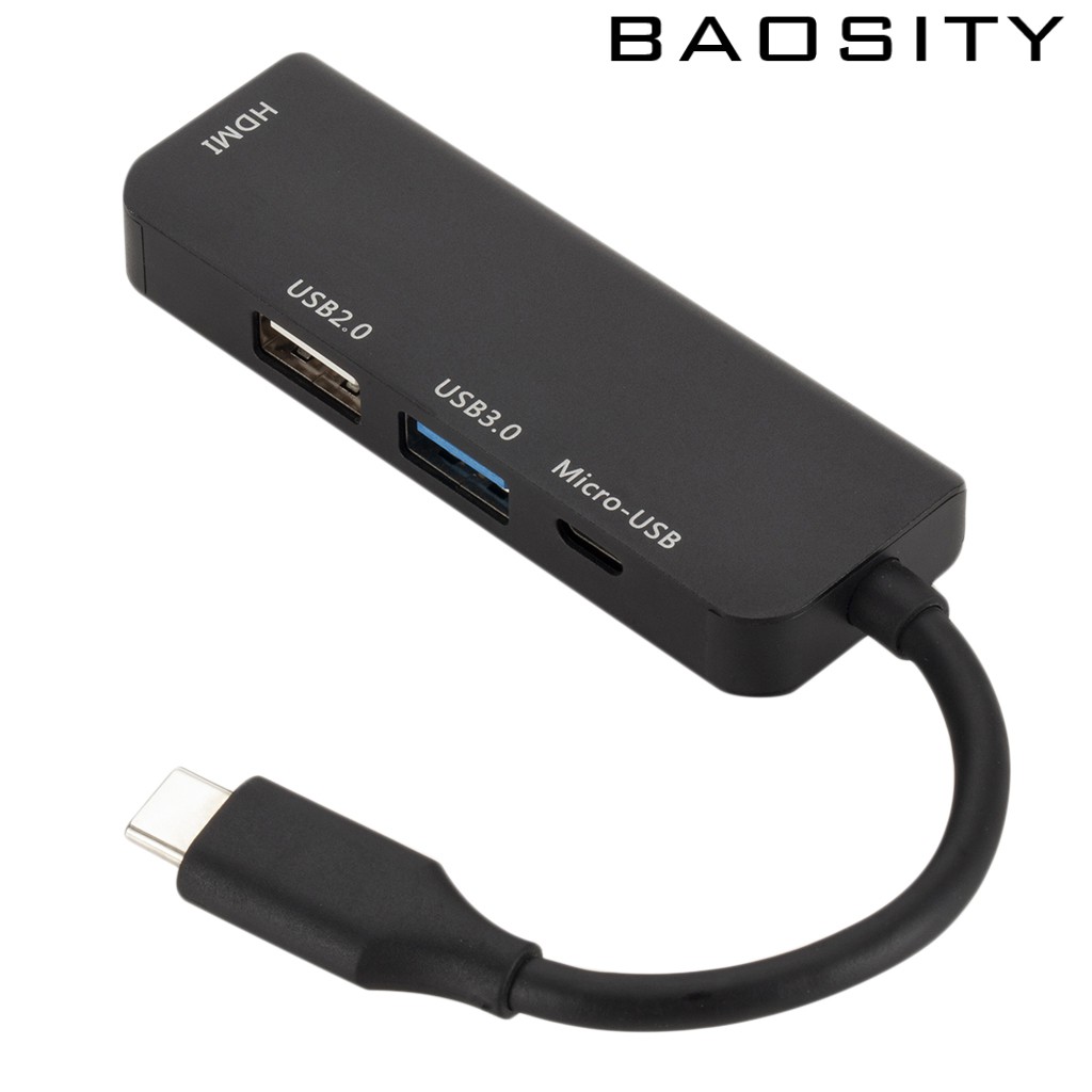 Bộ Chia Cổng Usb-C Type-C Sang Hdmi Hd 3 Trong 1 Tiện Dụng