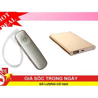 Tai nghe blutooth tặng Pin sạc dự phòng 9800 mah