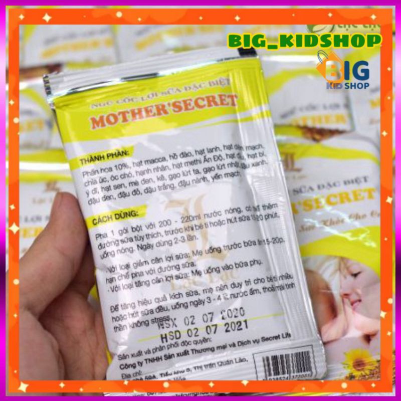 (2 hộp) Ngũ cốc lợi sữa Lạc Lạc (hộp 30 gói)-Ngũ cốc tăng cân lợi sữa Lạc lạc