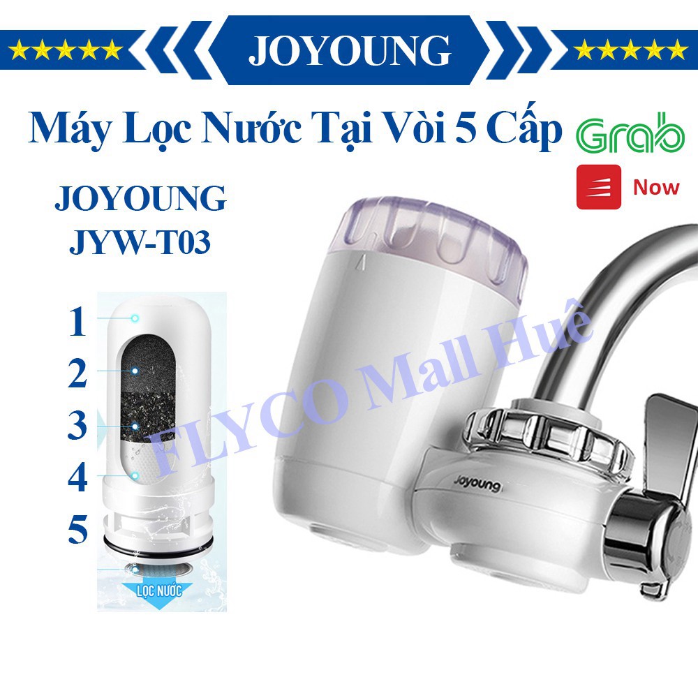 Máy Lọc Nước Tại Vòi Lõi Lọc 5 Cấp Độ Joyoung JYW-T03 - Đã bao gồm 1 lõi lọc Phi Shop