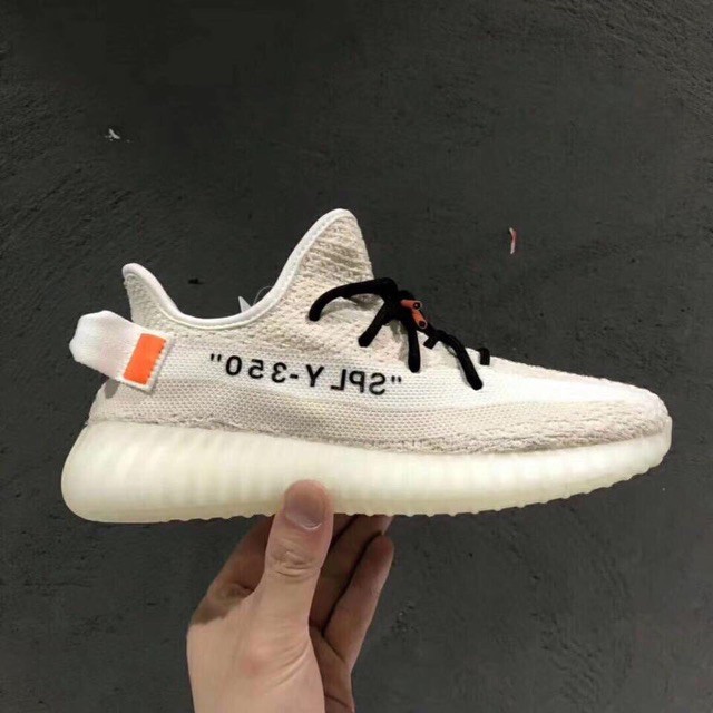 giày yeezy Off white (tặng móc khoá + video + ảnh thật ) | BigBuy360 - bigbuy360.vn
