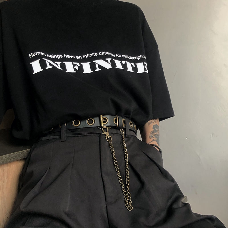 Thắt lưng mỏng khóa vuông kim loại thiết kế đơn giản dễ phối đồ dành cho nam 22549