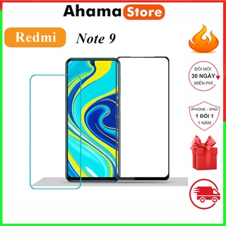Kính Cường Lực Xiaomi Redmi Note 9  Full Màn Hình Và Trong Suốt Độ Cứng 9H+ Siêu Xịn Tặng Kèm Khăn Lau