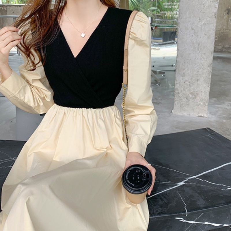 Đầm thu dáng dài