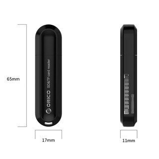 Đầu đọc thẻ nhớ SD/TF USB 3.0 Orico CRS21(Đen)
