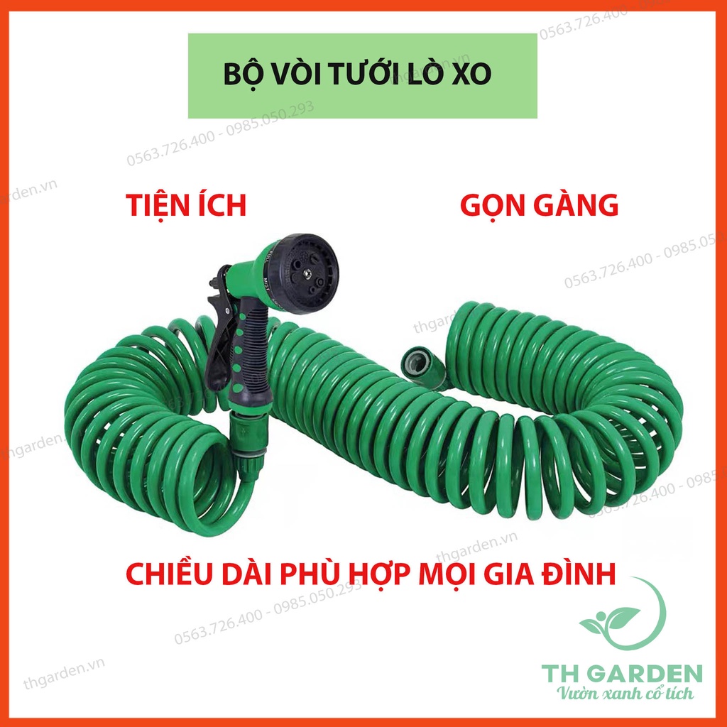 Vòi rửa xe TH Garden - Vòi xịt rửa xe đa năng 7 chế độ