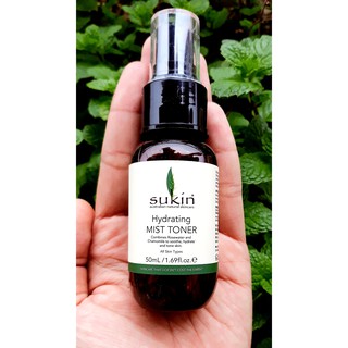 [SALE XẢ HÀNG][SIGNATURE] Nước Hoa Hồng Dạng Phun Sương Sukin Hydrating Mist Toner 50 ml ( Ảnh tự chụp)