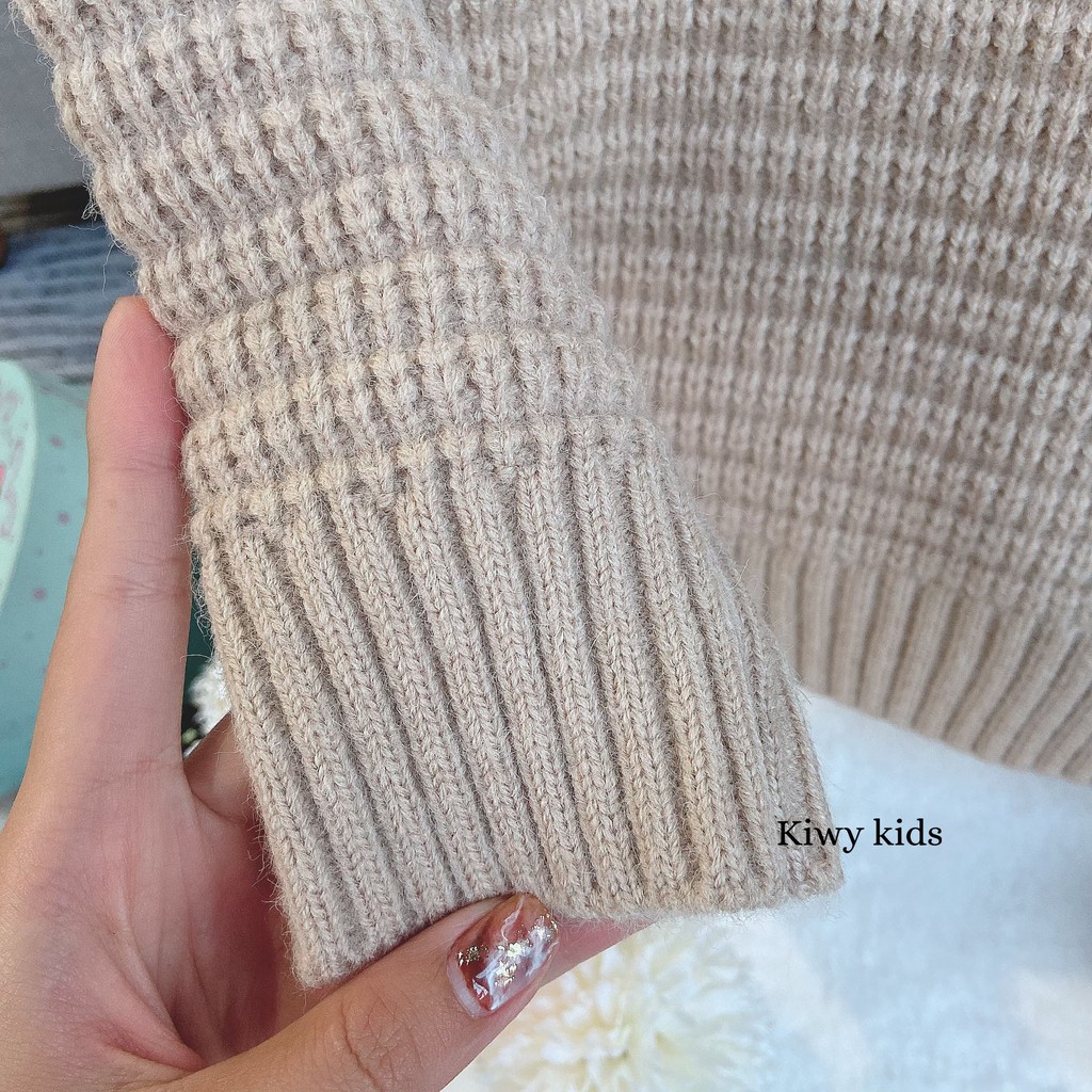 [SUPER SALE - HÀNG QUẢNG CHÂU] Áo len dài tay Kiwy Kids LAV SIÊU ẤM CHO BÉ TỪ 1 ĐẾN 6 TUỔI
