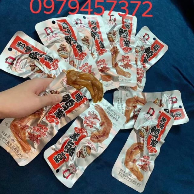 1bịch 30cái Chân Vịt Cay Dacheng Phúc Kiến 240Cái Vị Cay Nhiều