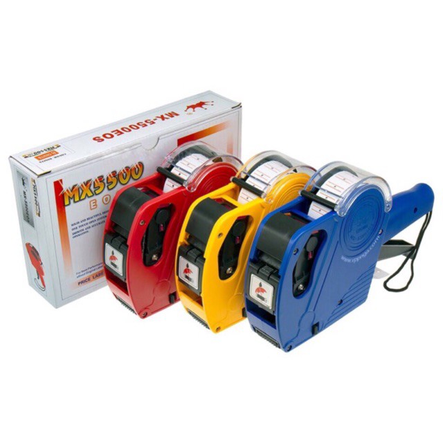 Combo Máy Bấm Giá + Tem Giá + Mực Máy Bấm Giá