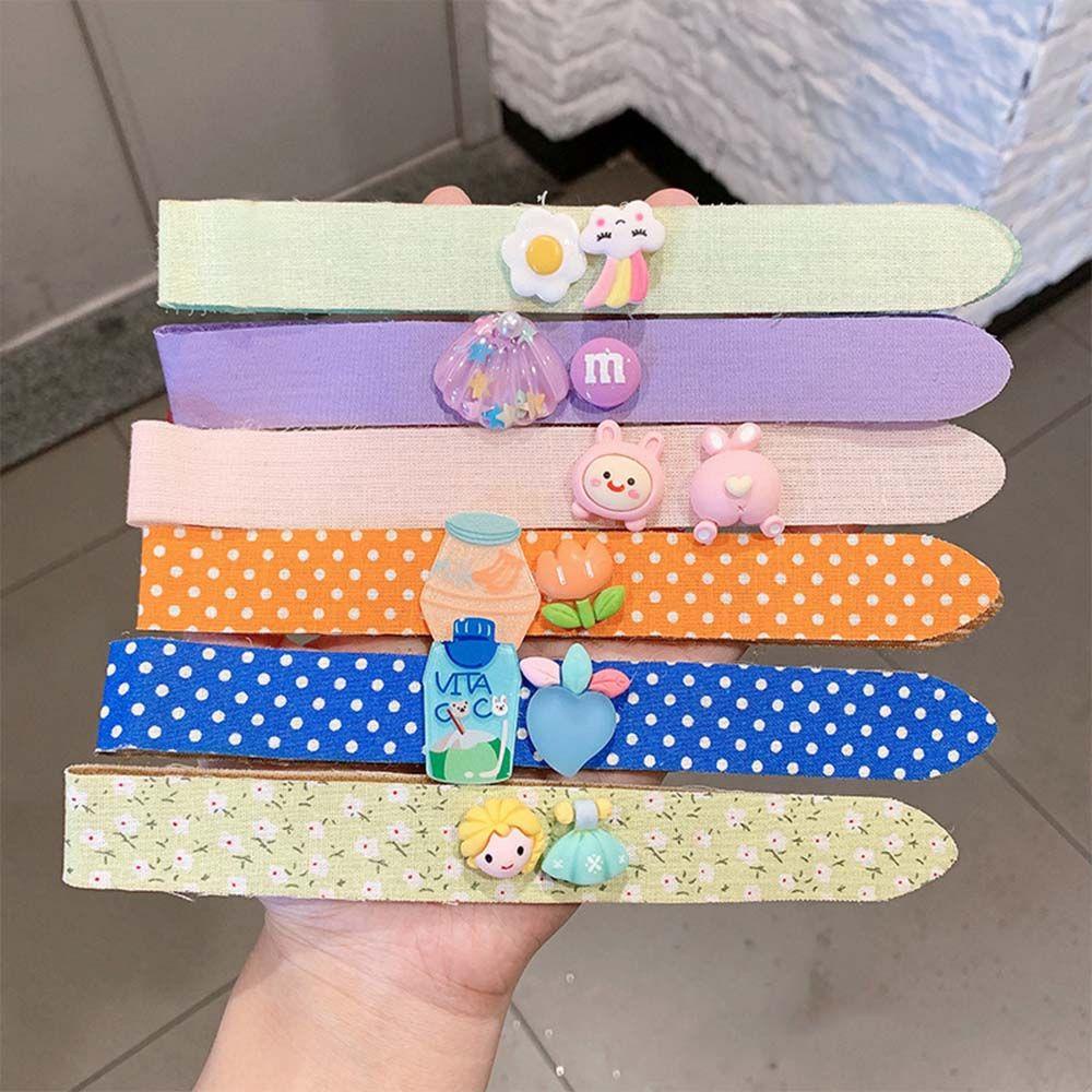 ANEMONE Kẹp Tóc Hình Hoa Hoạt Hình Dễ Thương Thời Trang Mùa Hè Cho Bé Gái