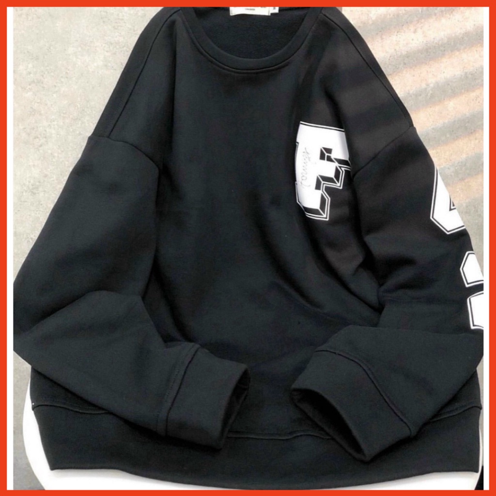 Áo Sweater nữ tay phồng in ấn hình powling chất nỉ ngoại mềm mại cao cấp, xây đắp tay phồng phong thái tính cách BÉBÔNG