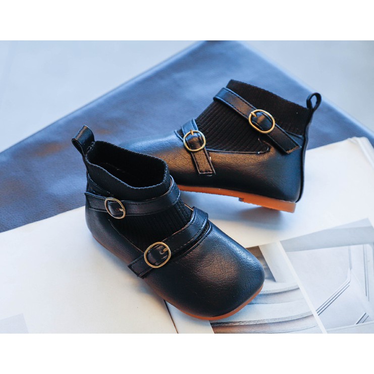 Bốt cổ thun cao cấp cho bé gái mã mới F6-F16