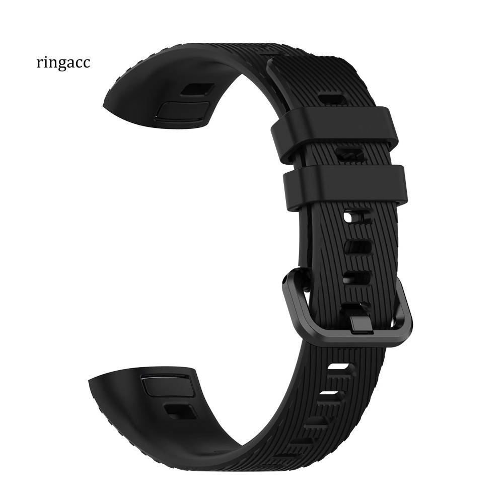 Dây Đeo Thay Thế Chất Liệu Silicon Màu Trơn Cho Huawei Band 4 Pro Ter-B29S