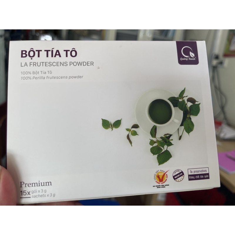 Bột tía tô Quảng Thanh 45g (15 gói x 3g)