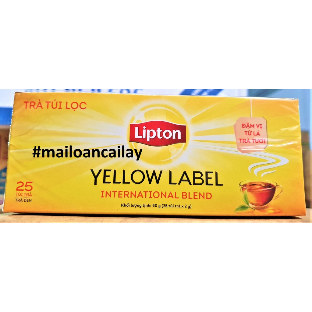 Trà LIPTON túi lọc 100 gói (Hàng công ty có nhãn Việt)