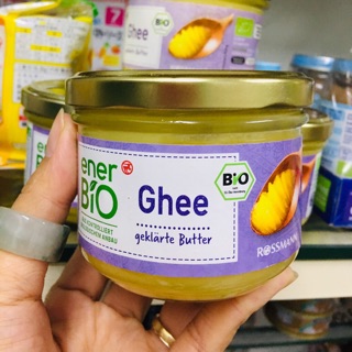 [HÀNG AIR DATE 11.2025] BƠ GHEE HỮU CƠ ROSSMANN CHO BÉ 6M ĂN DẶM