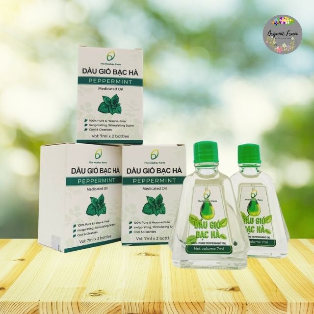 Dầu gió bạc hà the moshav farm 7ml chai - ảnh sản phẩm 2