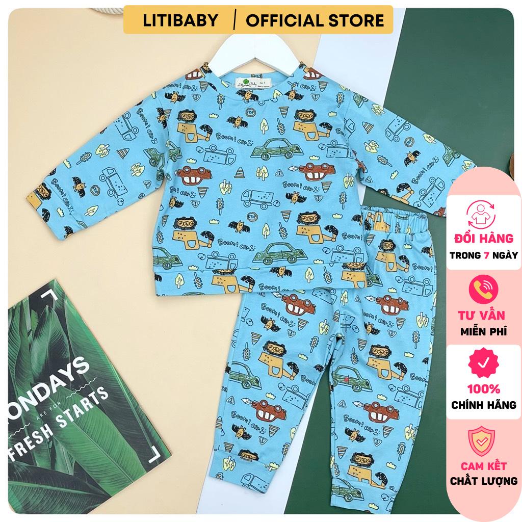 Bộ da cá sơ sinh họa tiết LITIBABY 1/7