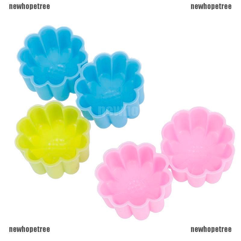 Khuôn làm bánh quy tạo hình hoa bằng silicon