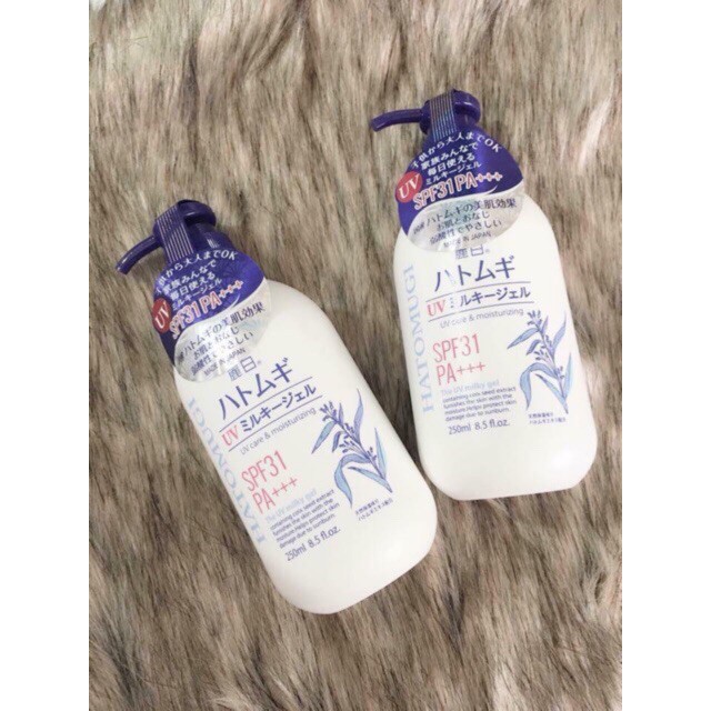 Sữa Dưỡng Thể Chống Nắng Hatomugi SPF31 PA+++ Nhật Bản, 250ml | BigBuy360 - bigbuy360.vn