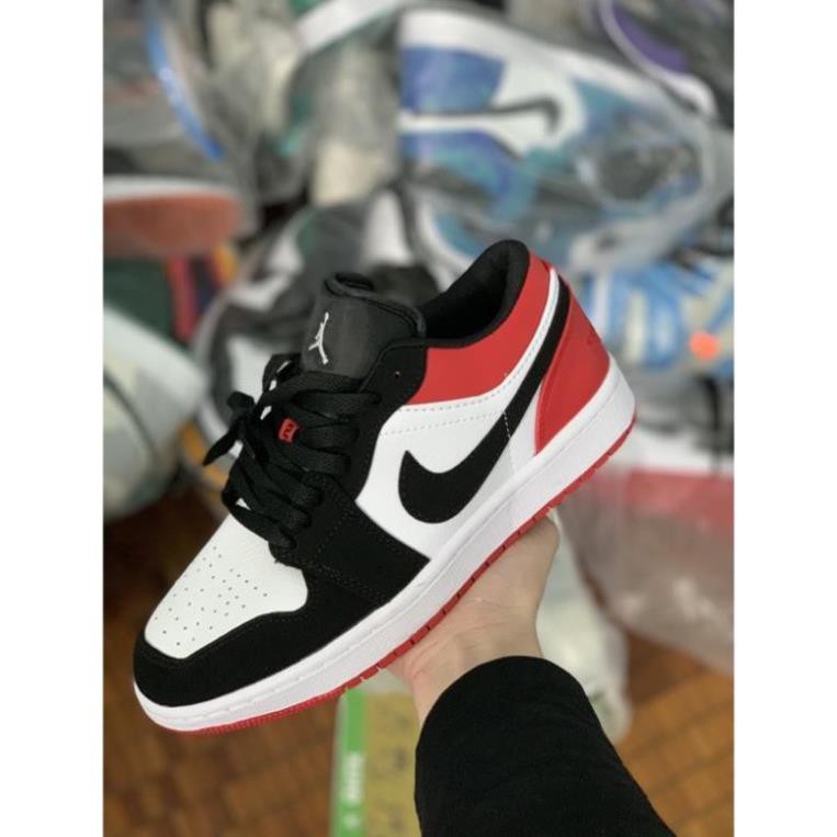 Giày Jordan 1 Low Black Toe, giày jordan đỏ đen thấp cổ | BigBuy360 - bigbuy360.vn