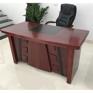 Bàn giám đốc 1m4 mẫu đầu trâu không hộc