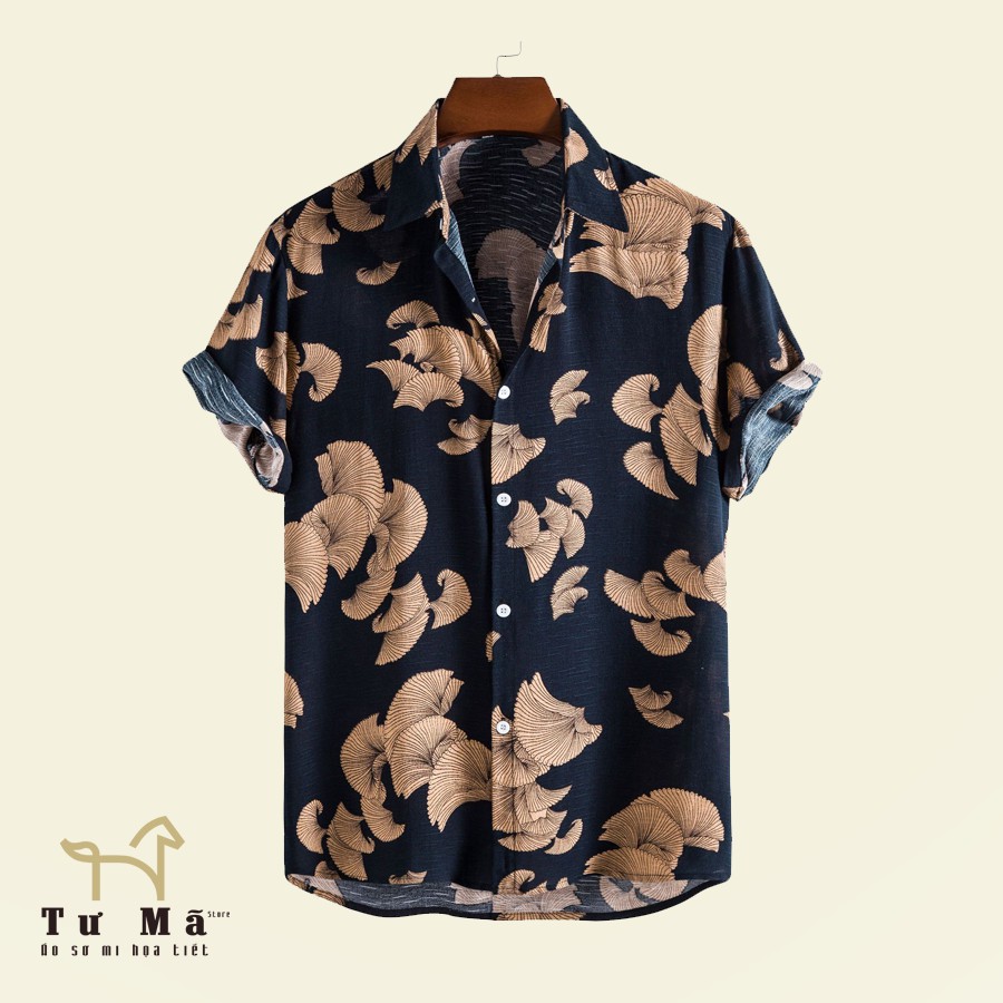 Áo sơ mi họa tiết nam 💝 FREESHIP 💝 áo sơ mi form rộng Họa Tiết  Nấm Chất Vải Đẹp Mềm Mại, Mát | BigBuy360 - bigbuy360.vn