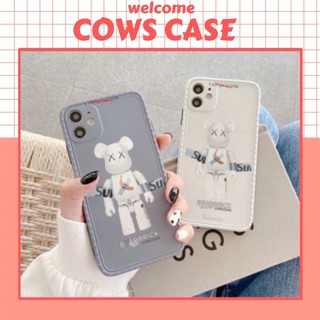 Ốp iphone BEAR BRICK cho iphone 12 pro max/12 pro/ 11promax/ 11/ Xsm