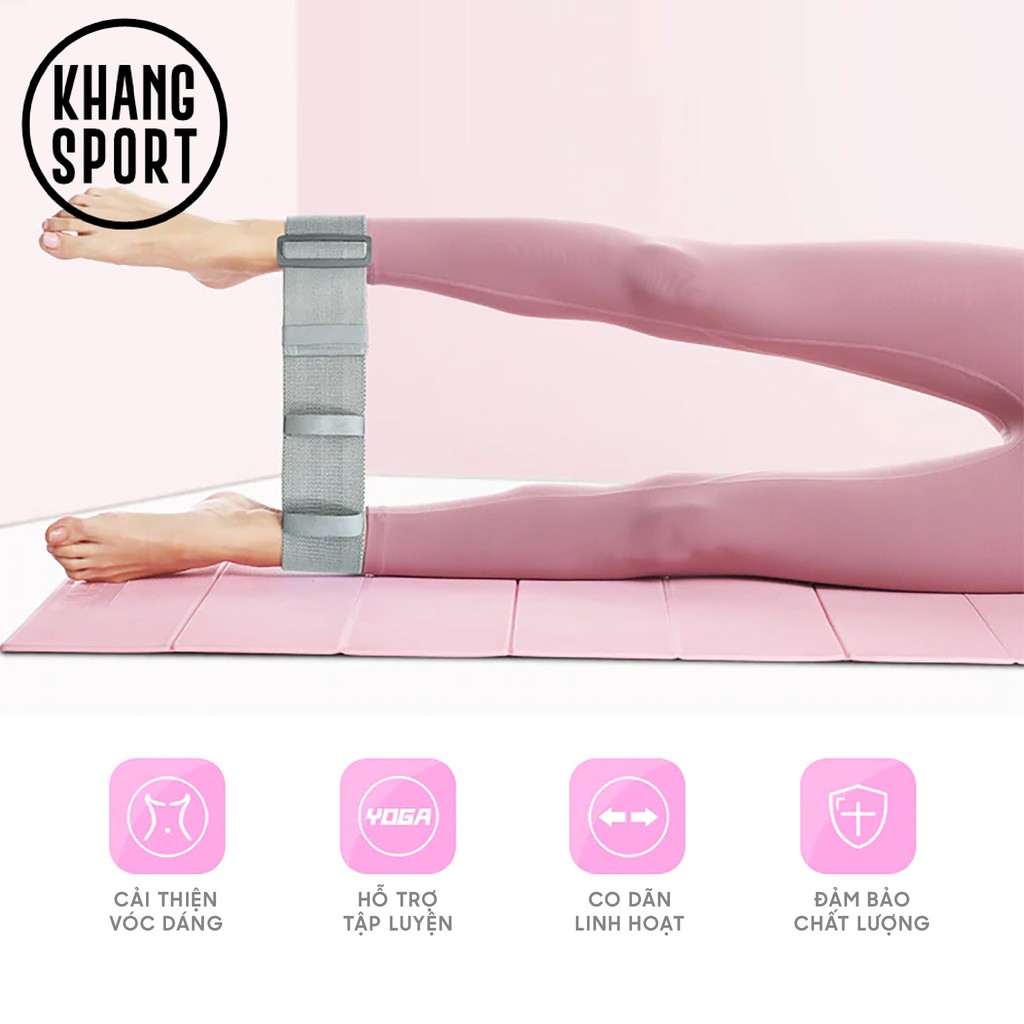 Dây Kháng Lực Mini Band Có Khoá Điều Chỉnh A-3606 | Dây Đàn Hồi Tập Gym, Tập Mông, Tập Yoga