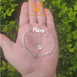 Lắc tay nam khắc tên thánh giuse, gioan , phêrô ...quà lưu niệm công giáo