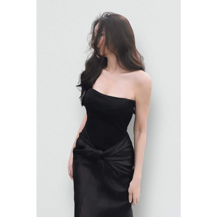 Váy Lucy phối da