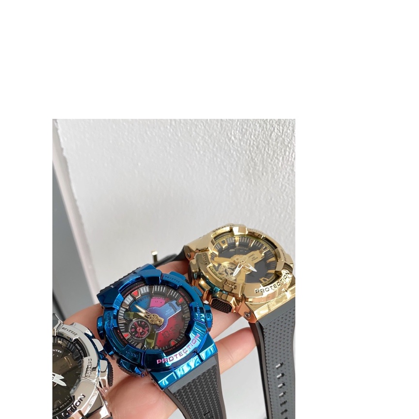 Đồng Hồ GM 110 Chống Nước, Mặt Thép Mạ Crom Không Gỉ 42mm 3 Màu - A53 - Viva Watch